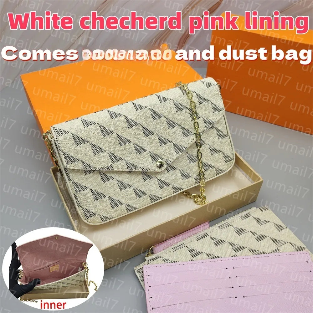 Pink Luxury Designer Crossbody/Shoulder Purse