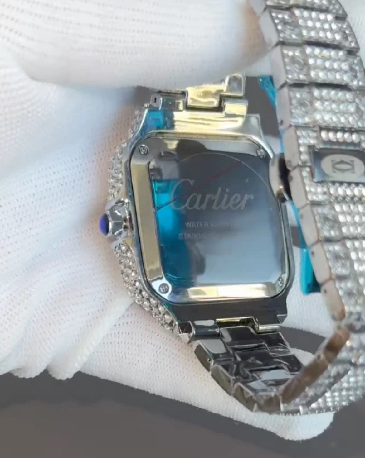 (2)Moissanite Iced Out Designer Mens Watch for Men High Quality Montre Automatic Mo