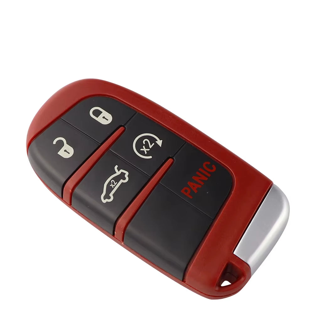 Fit for Dodge Dart Challenger Charger Durango Journey for Jeep Chrysler 300 Remote Car Key Shell Cover Case Red 5 Button