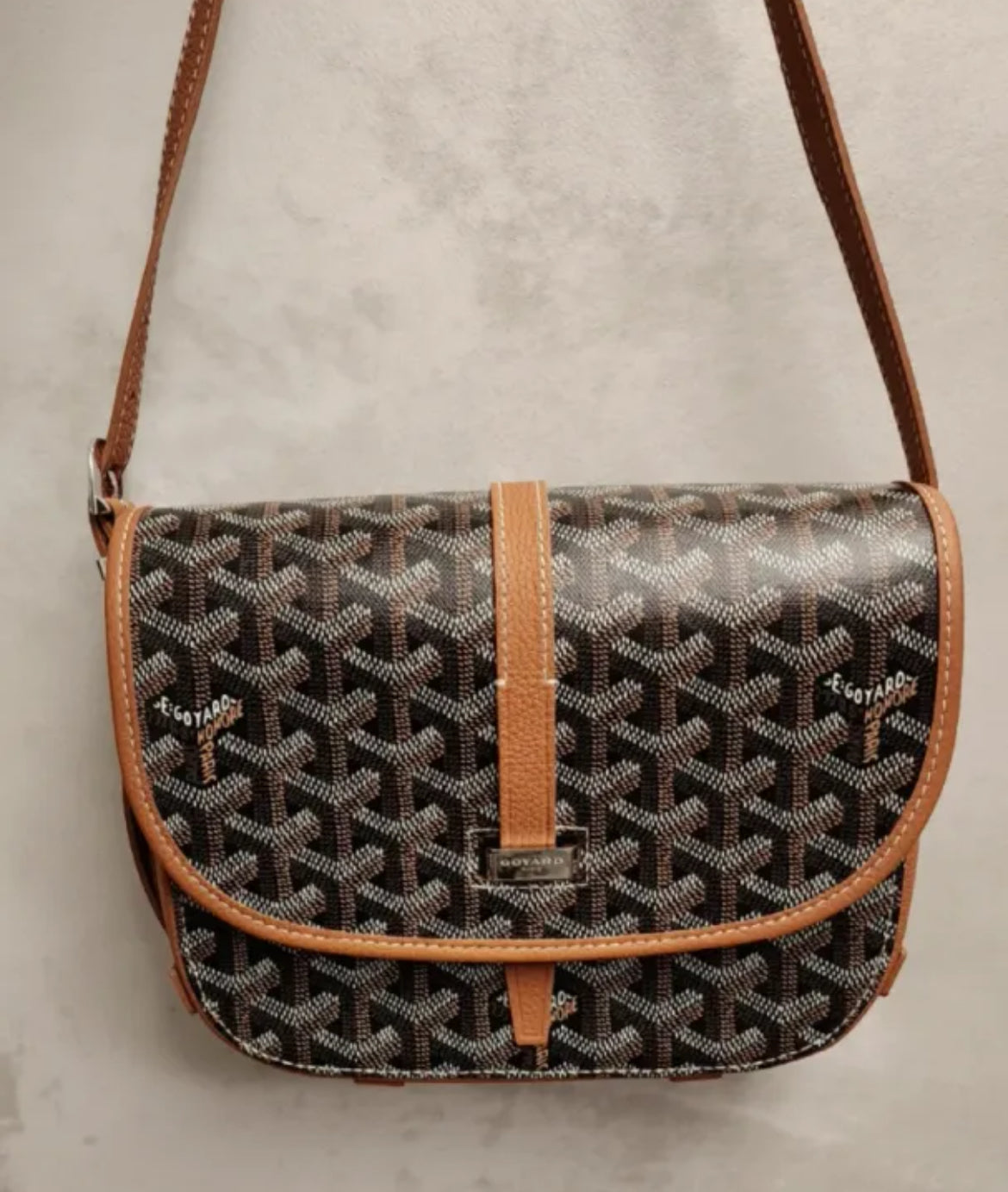 Brown Designer Fashion Luxury Shoulder Crossbody Bag Handbag