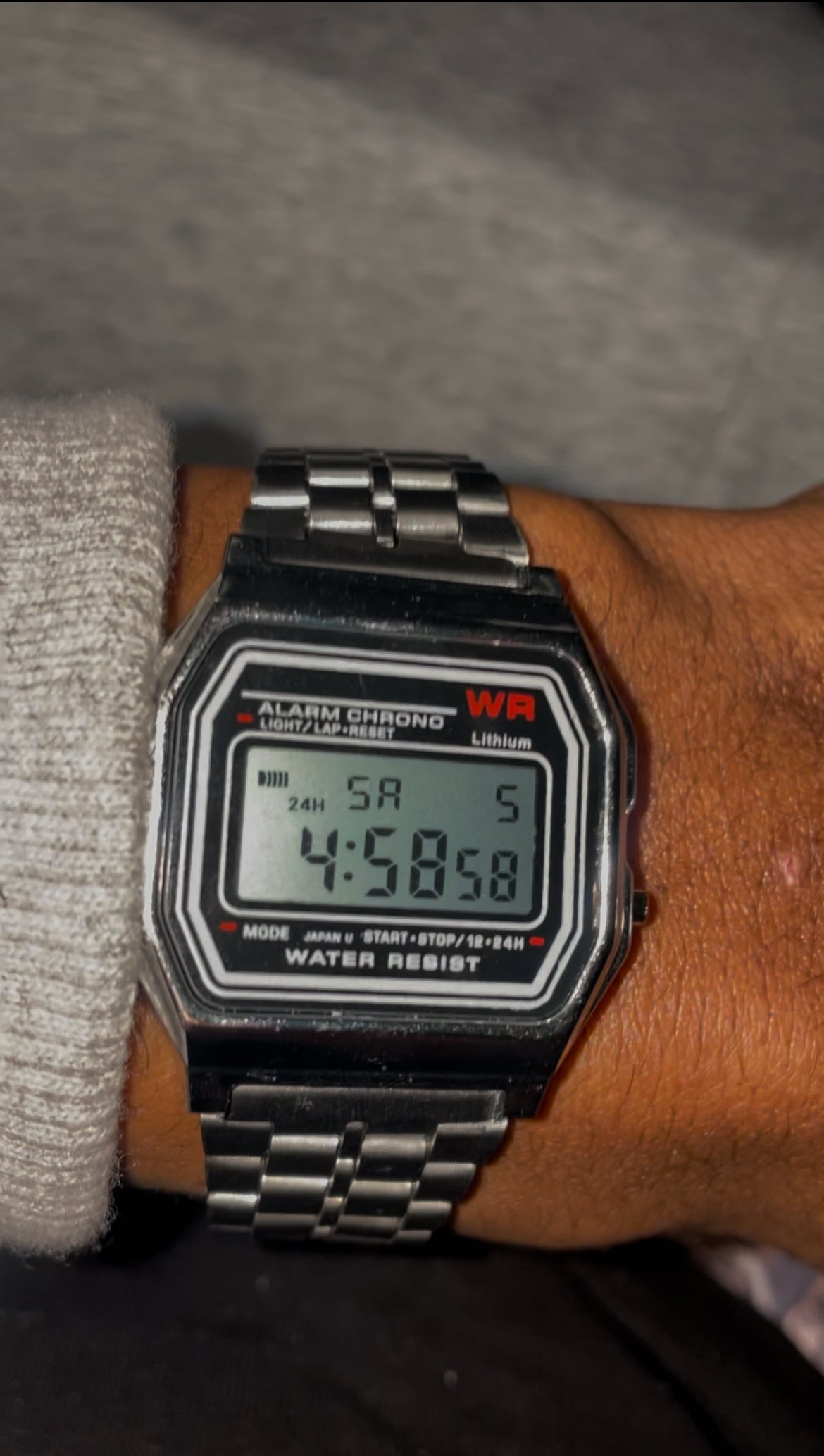 Electronic Digital Display Retro Style Clock Men'S Relogio Masculin Reloj Hombre Homme