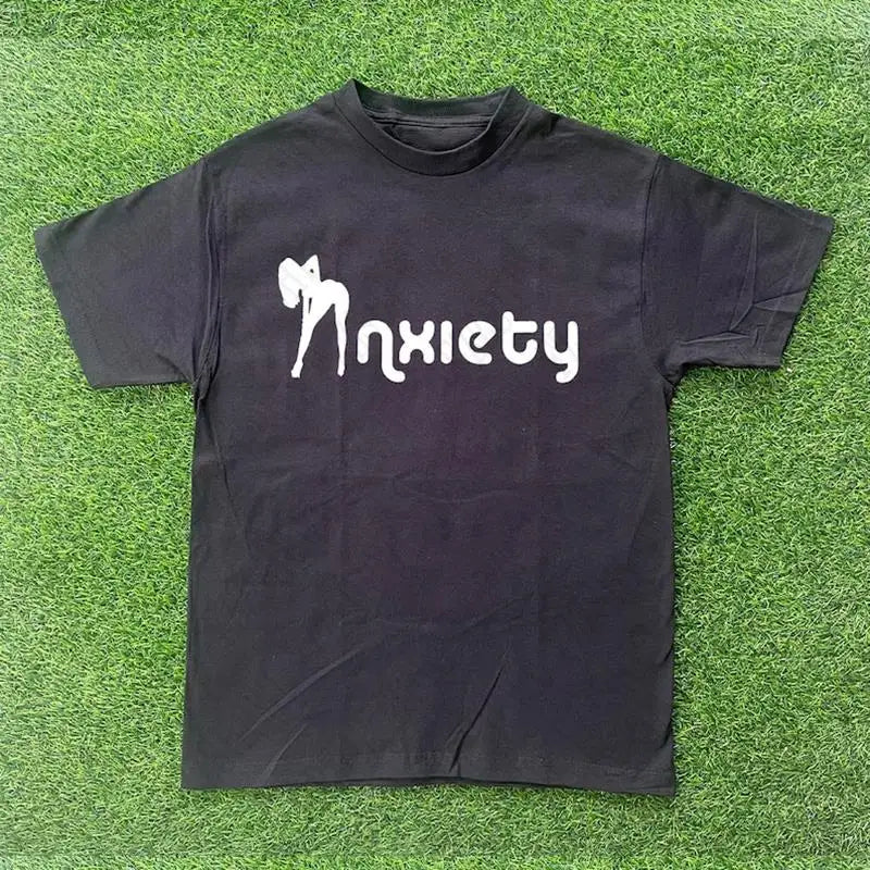 Y2K Cotton T-Shirt Loose Casual Short Sleeve T-Shirt Streetwear Punk Retro Tee