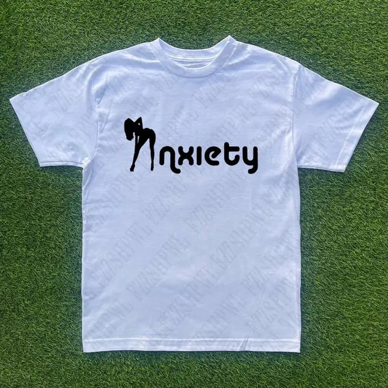 Y2K Cotton T-Shirt Loose Casual Short Sleeve T-Shirt Streetwear Punk Retro Tee
