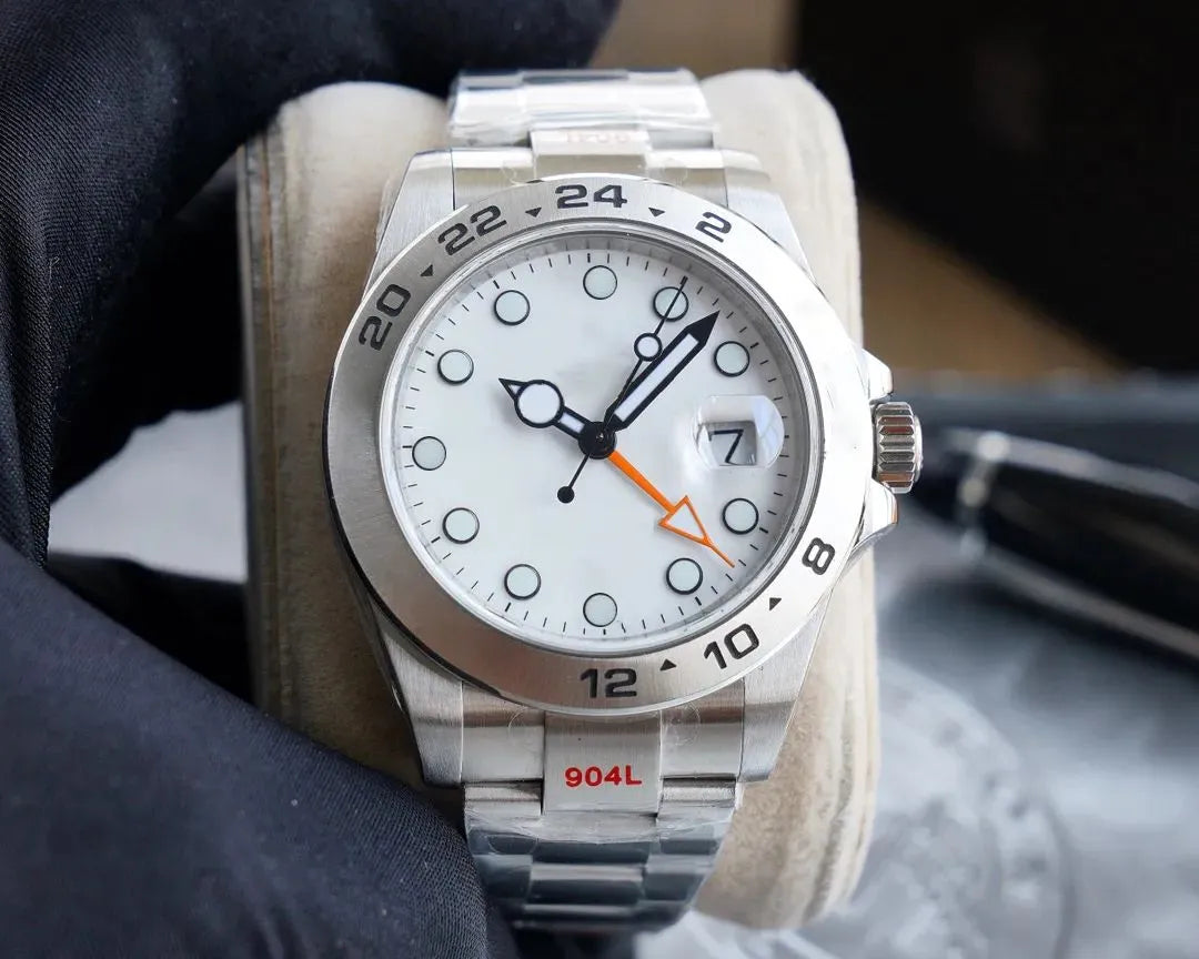 ST9 Watch U1 Mens Automatic Mechanical Ceramics Watches 40Mm Full Stainless Steel Gliding Clasp Swim Wristwatches Sapphire Super Luminous