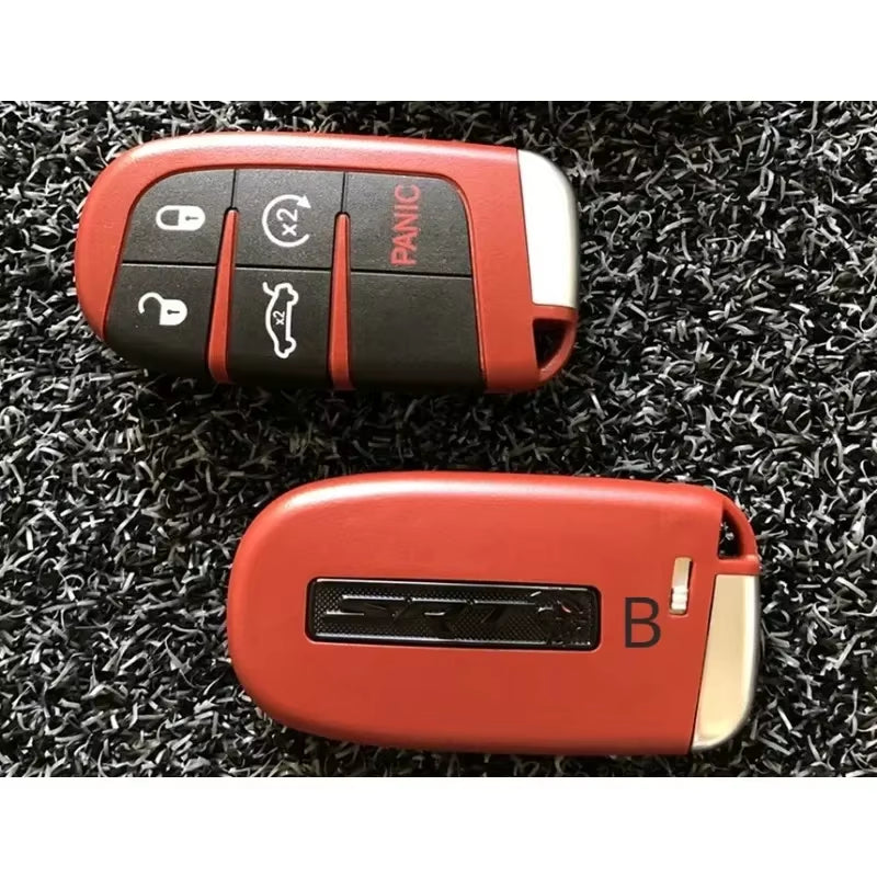 5 B Remote Smart Keyshell Case Fit for Jeep Grand Cherokee Dodge Challenger Charger Dart Durango Journey Chrysler 300 Keyless