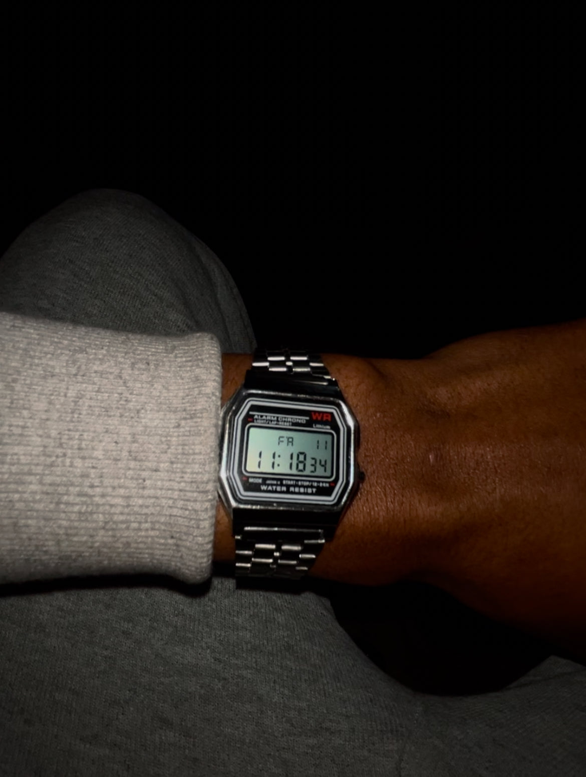 Electronic Digital Display Retro Style Clock Men'S Relogio Masculin Reloj Hombre Homme