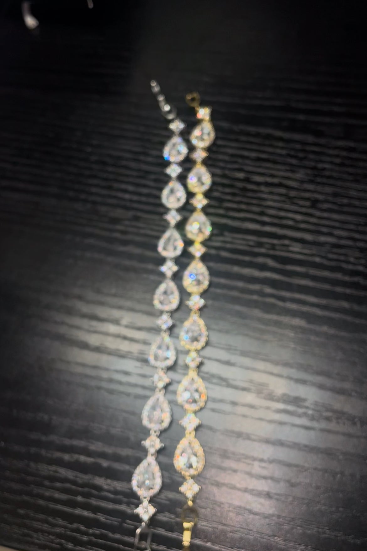 VVS Bustdown Teardrop Tennis Bracelet