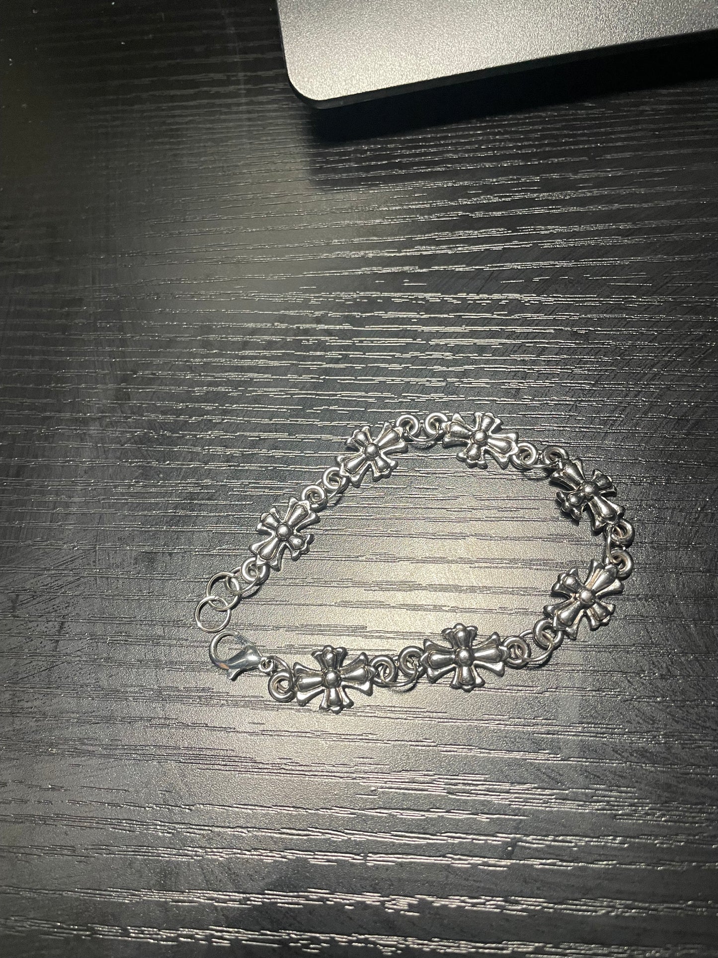 1Pc Stainless Steel High Quality Gothic Vintage Crosses Bracelet for Men