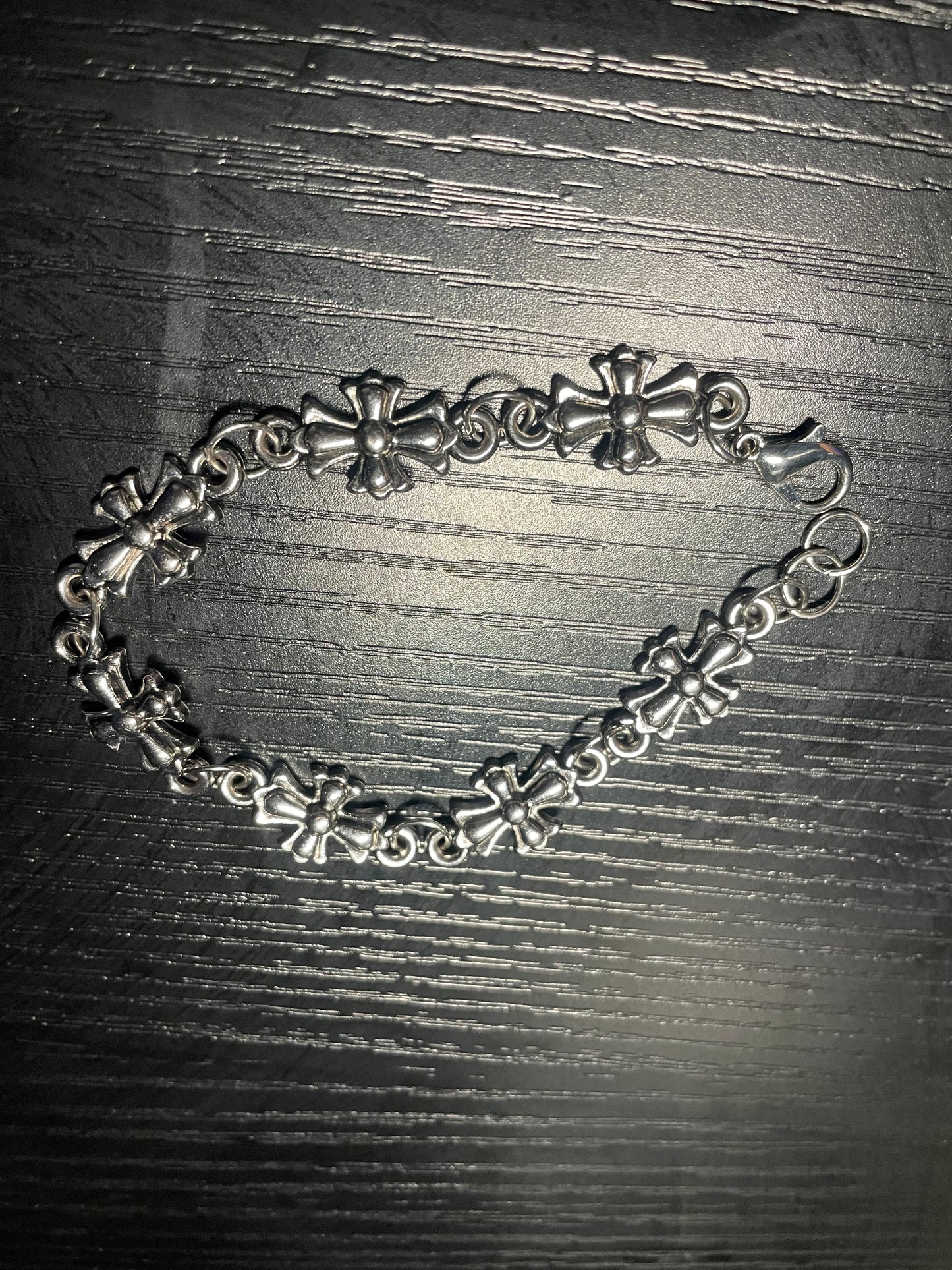 1Pc Stainless Steel High Quality Gothic Vintage Crosses Bracelet for Men