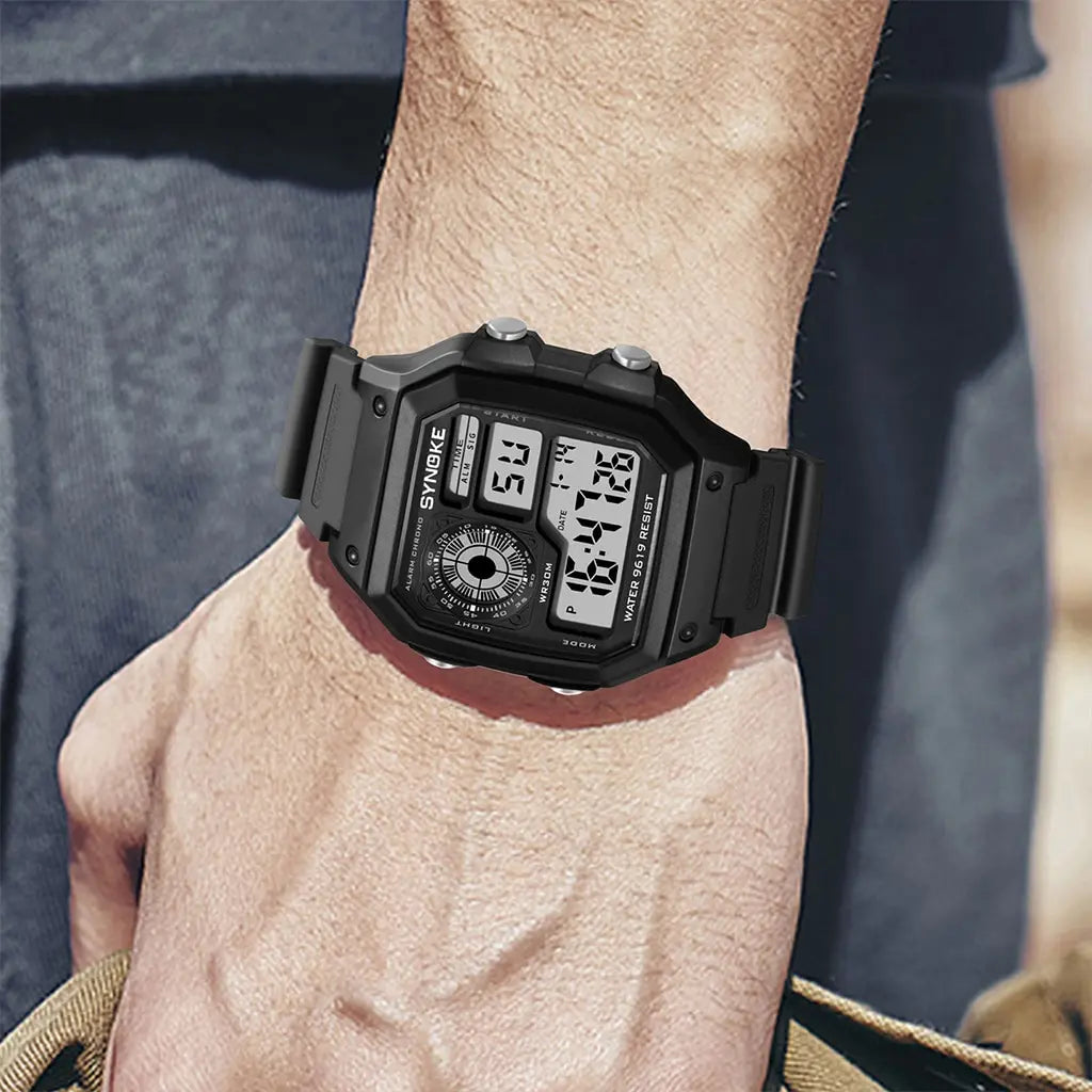 Military Digital Watches Men Sports Luminous Chronograph Waterproof Male Electronic Wrist Watches Relogio Masculino