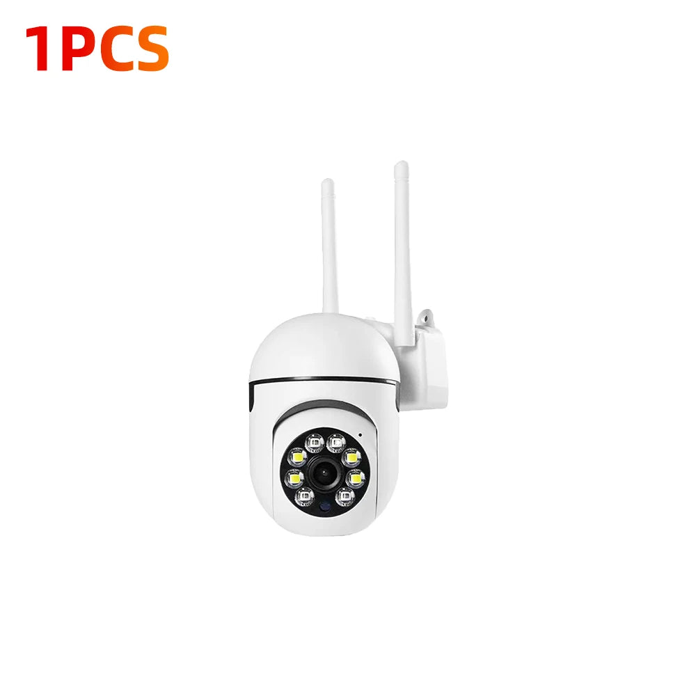 8MP Security Cameras HD Color Night Surveillance Indoor/Outdoor Motion Tracking Light Alarm CCTV Camera