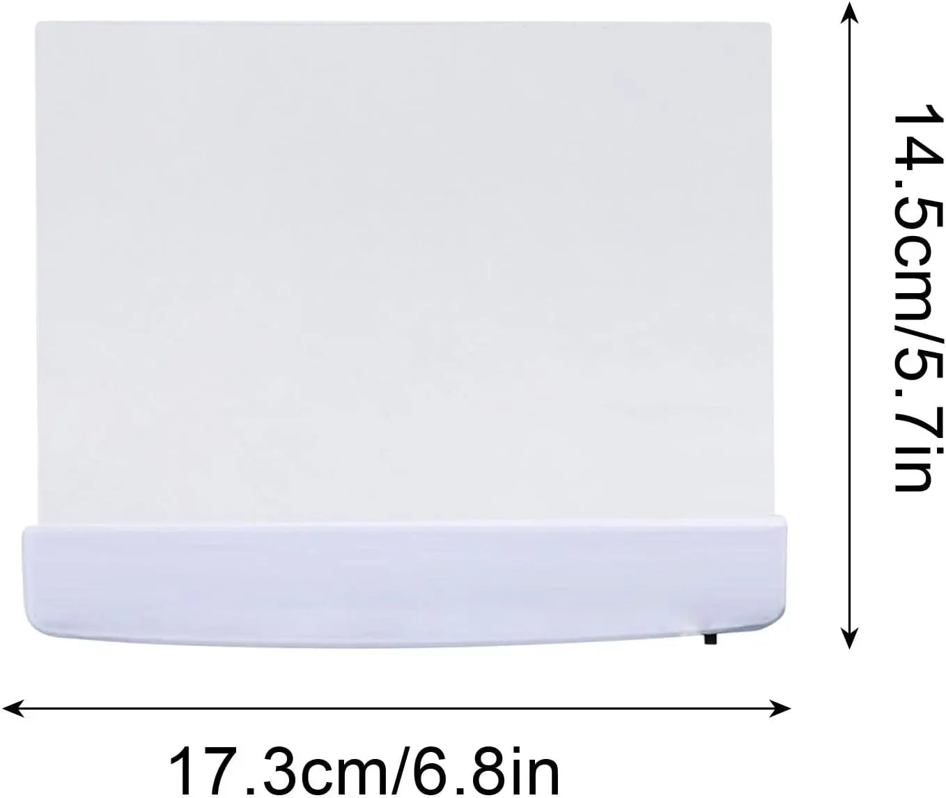 LED Flat Plate Reading Light Ultra-Thin Eye Protection Creative Portable Study Tools High-Definition Mirror Night Book Lights