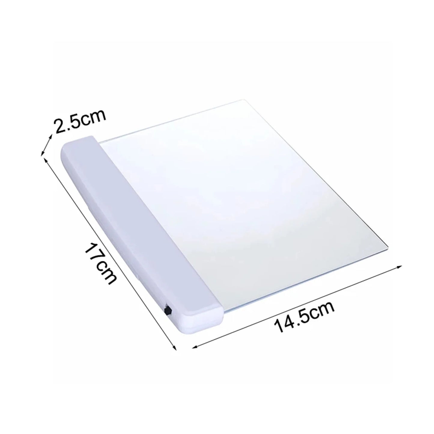 LED Flat Plate Reading Light Ultra-Thin Eye Protection Creative Portable Study Tools High-Definition Mirror Night Book Lights