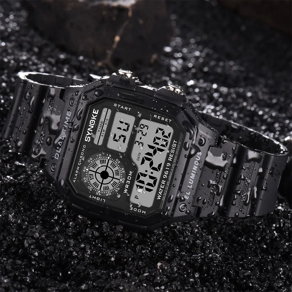 Military Digital Watches Men Sports Luminous Chronograph Waterproof Male Electronic Wrist Watches Relogio Masculino