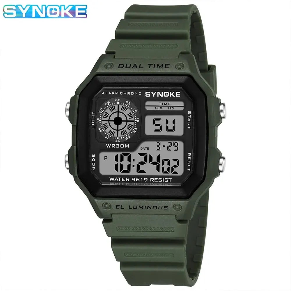 Military Digital Watches Men Sports Luminous Chronograph Waterproof Male Electronic Wrist Watches Relogio Masculino
