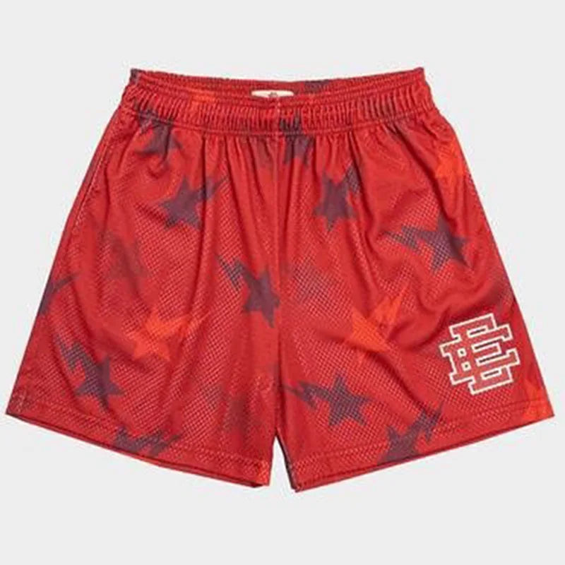 EE Basic Short NEW YORK CITY SKYLINE Men'S Casual Shorts Fitness Sports Pants Summer Gym Workout Mesh Shorts Men
