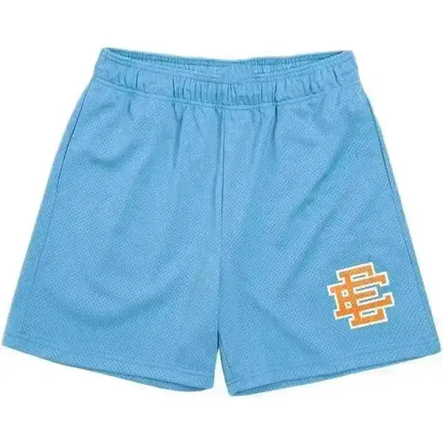 EE Basic Short NEW YORK CITY SKYLINE Men'S Casual Shorts Fitness Sports Pants Summer Gym Workout Mesh Shorts Men