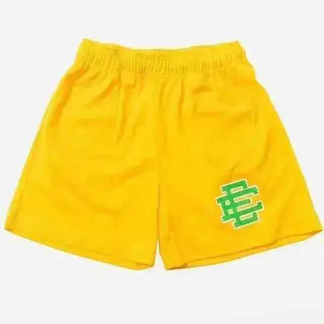 EE Basic Short NEW YORK CITY SKYLINE Men'S Casual Shorts Fitness Sports Pants Summer Gym Workout Mesh Shorts Men