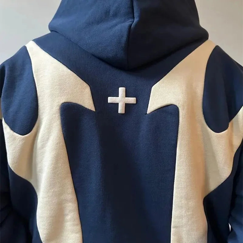Y2K Retro Letter Printed Pattern Hoodie