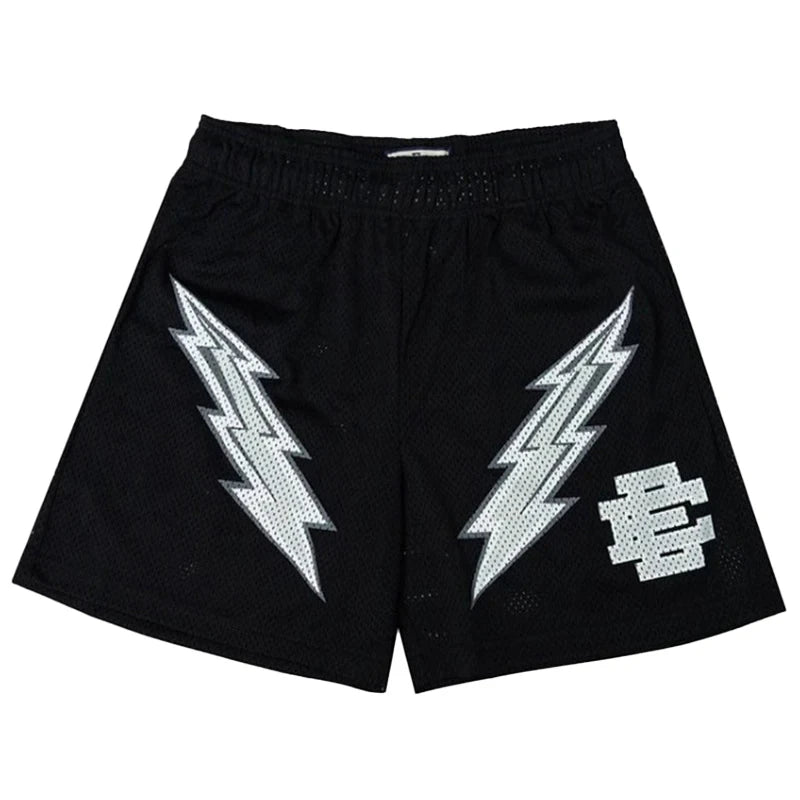 EE Basic Short NEW YORK CITY SKYLINE Men'S Casual Shorts Fitness Sports Pants Summer Gym Workout Mesh Shorts Men