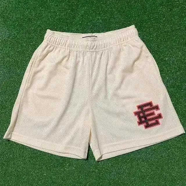 EE Basic Short NEW YORK CITY SKYLINE Men'S Casual Shorts Fitness Sports Pants Summer Gym Workout Mesh Shorts Men