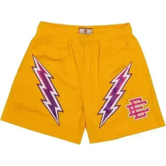 EE Basic Short NEW YORK CITY SKYLINE Men'S Casual Shorts Fitness Sports Pants Summer Gym Workout Mesh Shorts Men