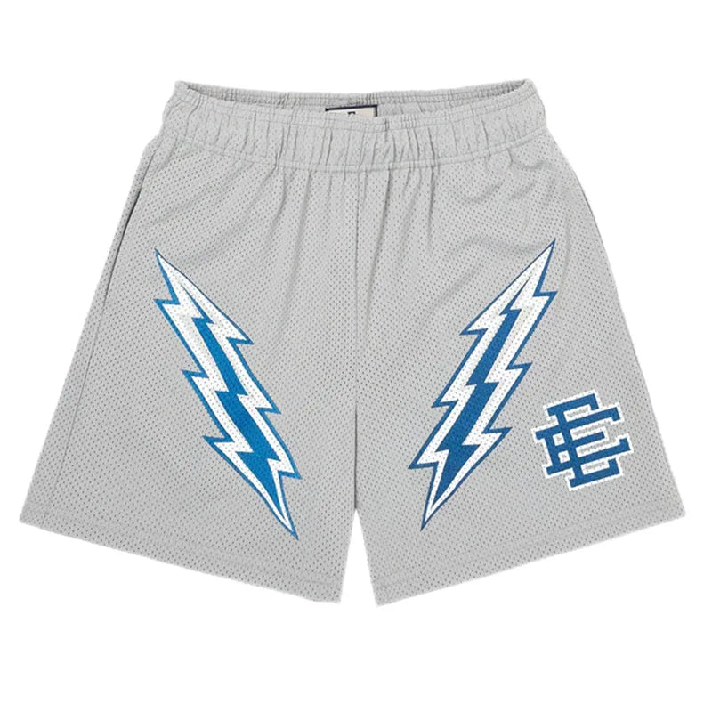 EE Basic Short NEW YORK CITY SKYLINE Men'S Casual Shorts Fitness Sports Pants Summer Gym Workout Mesh Shorts Men