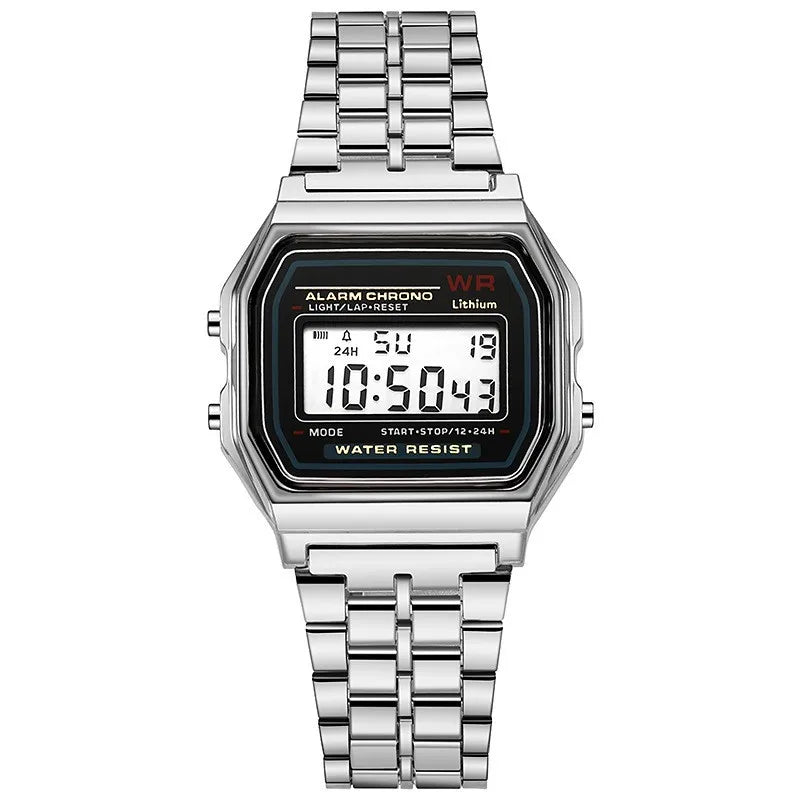Electronic Digital Display Retro Style Clock Men'S Relogio Masculin Reloj Hombre Homme
