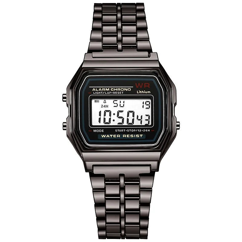 Electronic Digital Display Retro Style Clock Men'S Relogio Masculin Reloj Hombre Homme