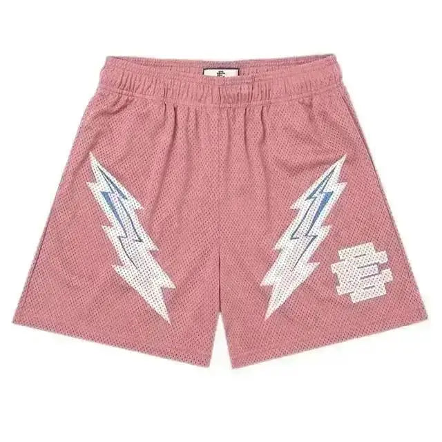 EE Basic Short NEW YORK CITY SKYLINE Men'S Casual Shorts Fitness Sports Pants Summer Gym Workout Mesh Shorts Men