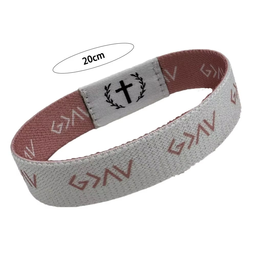 Creative Wearable Bible Wristbands Waterproof with NFC Bible Bracelet Smart Sensor Elastic Religious Bracelets Jewelry Gifts