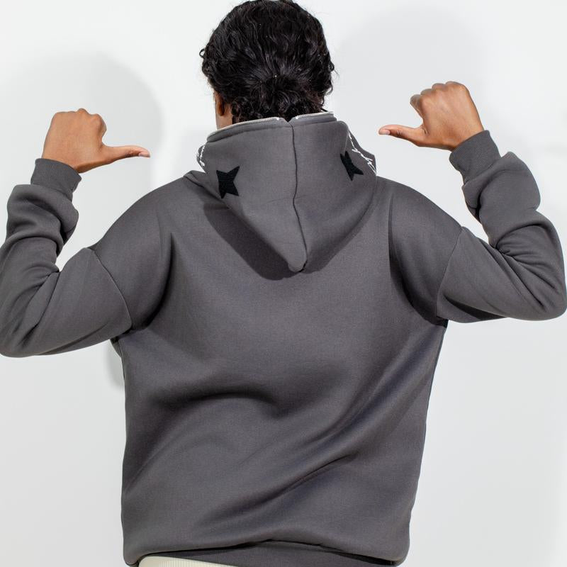 Stylish Streetwear Star Pattern Printfull Zip up Couples Hoodie Men Item Sweatshirt Varsity Jacke Y2K Outfits Men Sweaters Pullover Longsleeves Tops