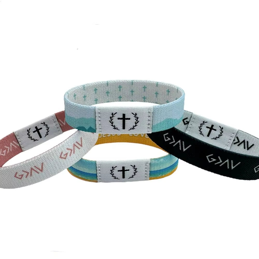 Creative Wearable Bible Wristbands Waterproof with NFC Bible Bracelet Smart Sensor Elastic Religious Bracelets Jewelry Gifts