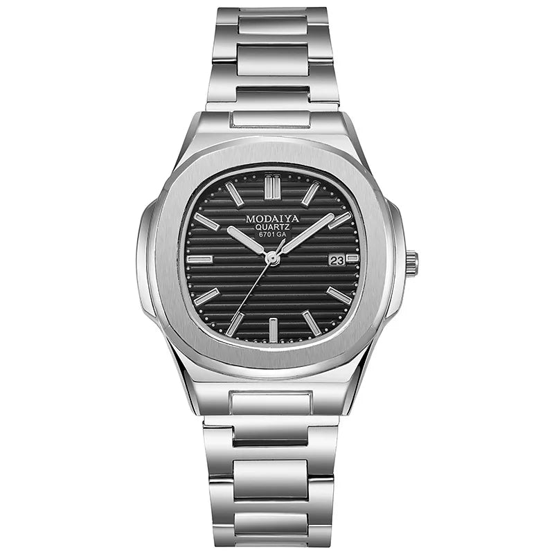 New Luxury Men Quartz Watches Automatic Date Watch Man Stainless Steel Sport Chronograph Watch for Men Clock Reloj Hombre