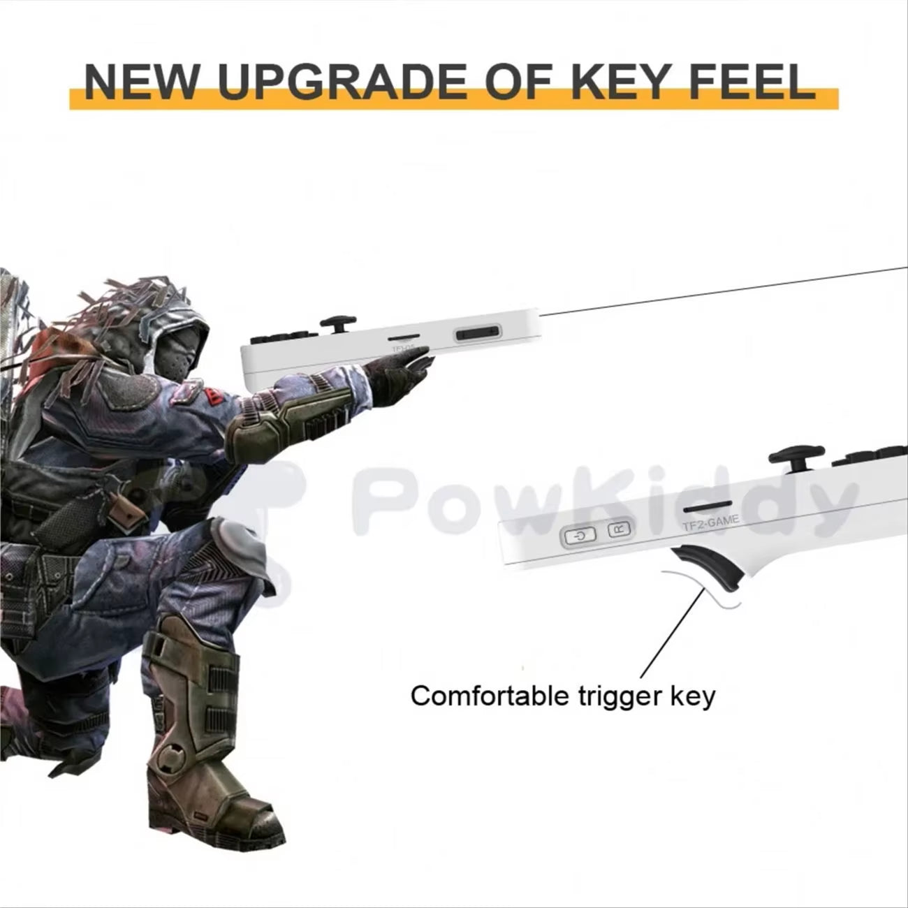 POWKIDDY RGB20S Handheld Game Console Retro Open Source System Video Game Console 4:3 IPS Screen Double Joystick Children'S Gift