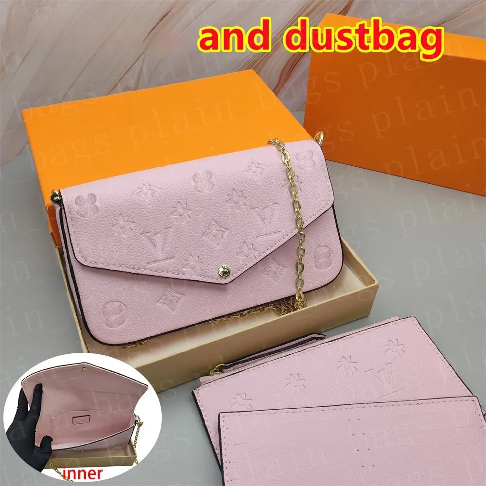 Pink Luxury Designer Crossbody/Shoulder Purse