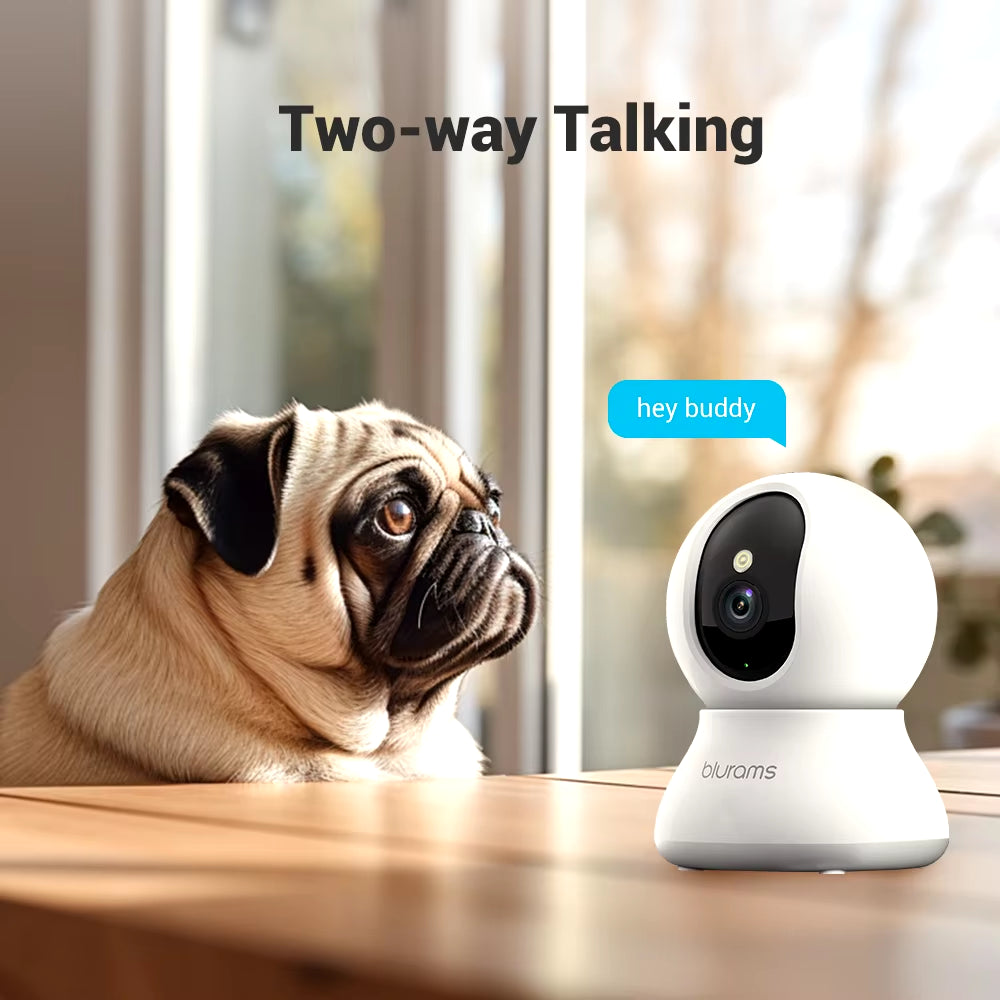 2 Pcs Indoor Security Camera 2K, Home Security Camera for Dog/Elder, Security Camera with One-Touch Call Update A31S-2Pc