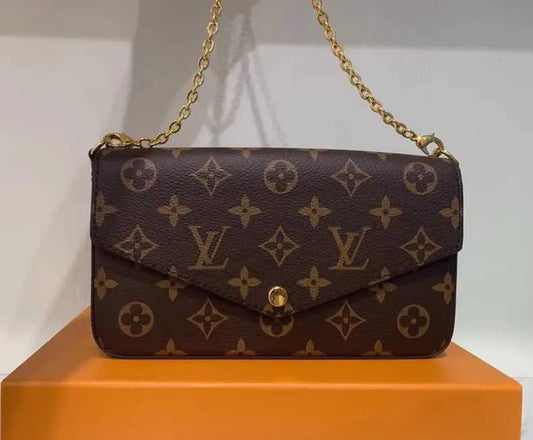 Brown Luxury Designer Crossbody Bag/Purse 