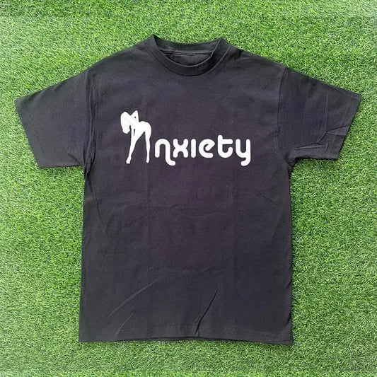  Y2K Cotton T-Shirt Loose Casual Short Sleeve T-Shirt Streetwear Punk Retro Tee