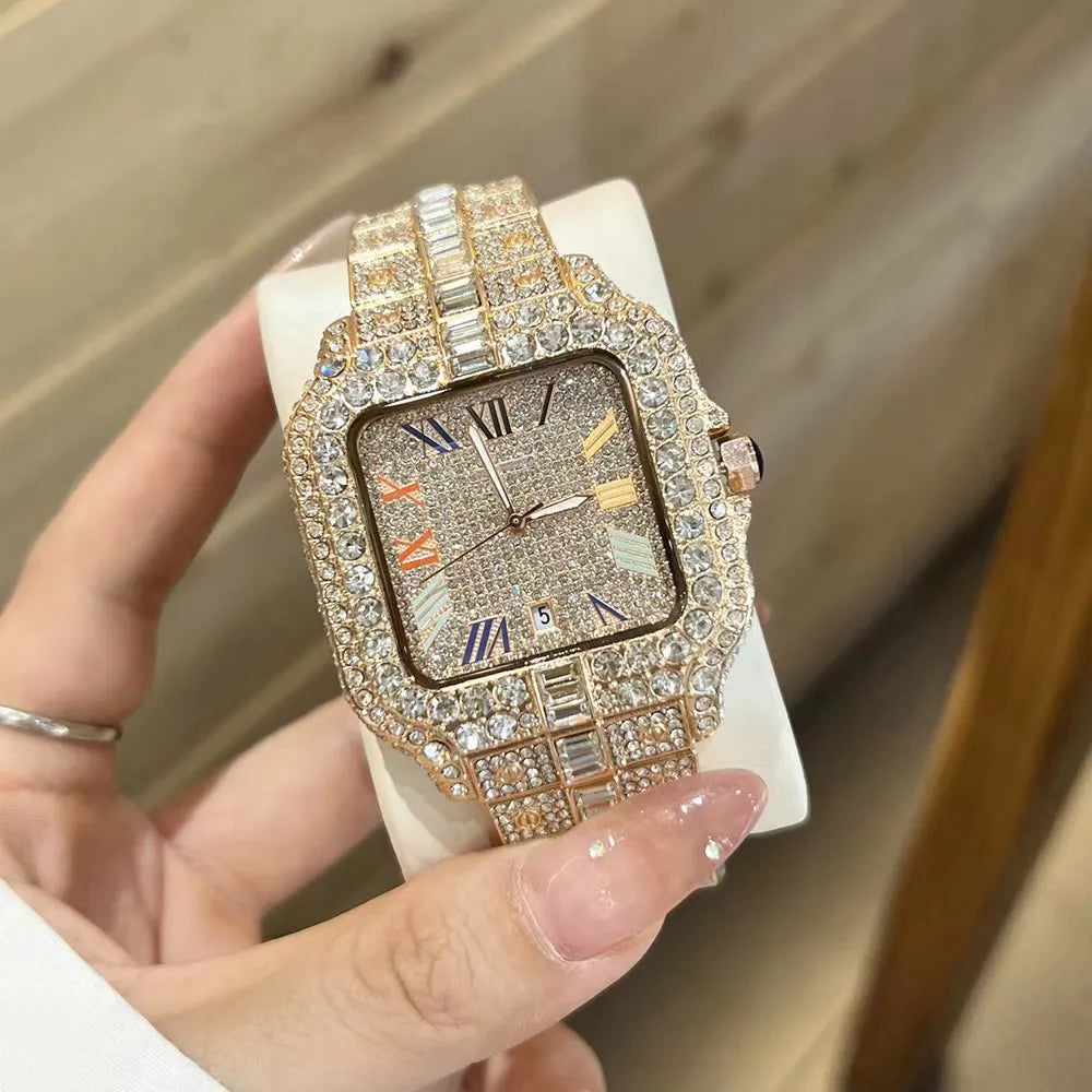 Moissanite Iced Out Designer Mens Watch for Men High Quality