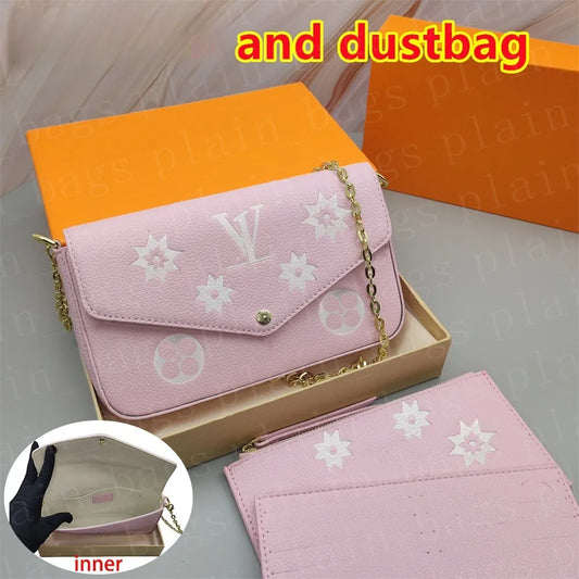 Pink Luxury Designer Crossbody/Shoulder Purse