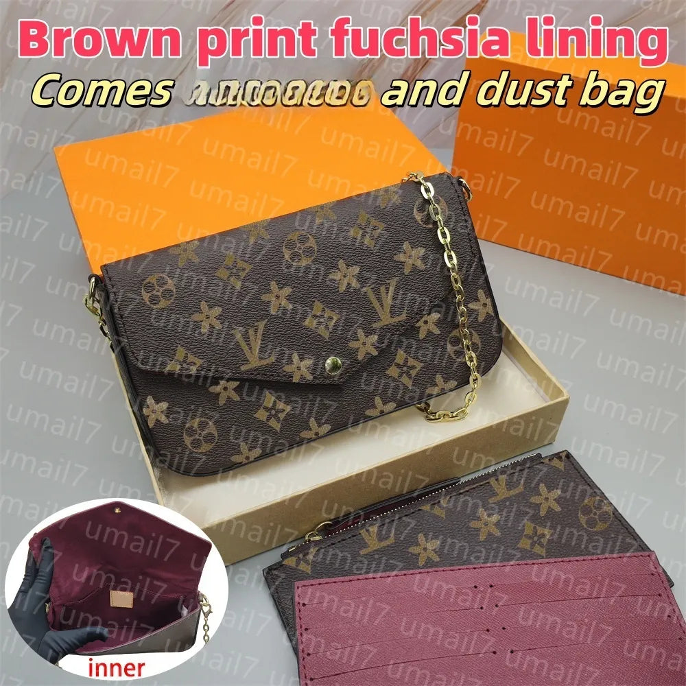 Pink Luxury Designer Crossbody/Shoulder Purse