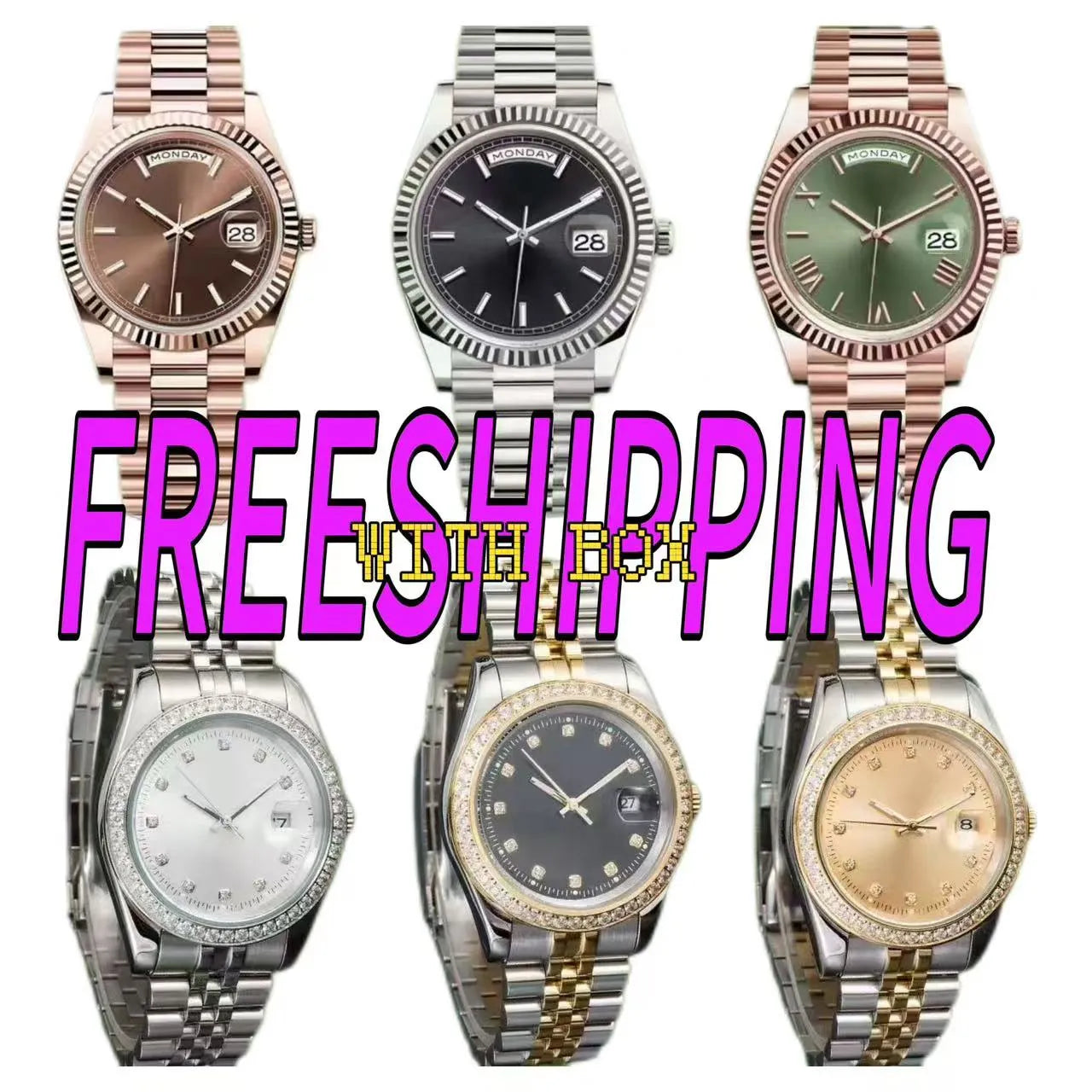 Watch Designer Luxury Watches Men Moissanite Mens Mechanical Automatc Watch Womens Watch Sapphire Glass Stainless Steel with Box
