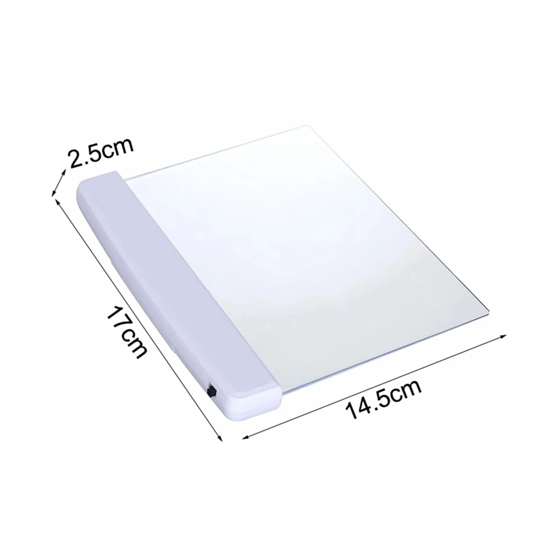 LED Flat Plate Reading Light Ultra-Thin Eye Protection Creative Portable Study Tools High-Definition Mirror Night Book Lights