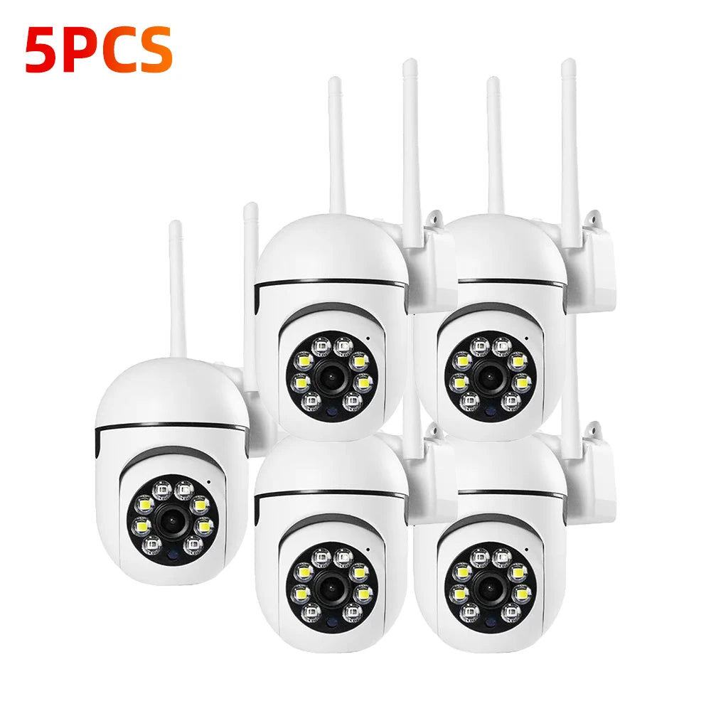 8MP Security Cameras HD Color Night Surveillance Indoor/Outdoor Motion Tracking Light Alarm CCTV Camera