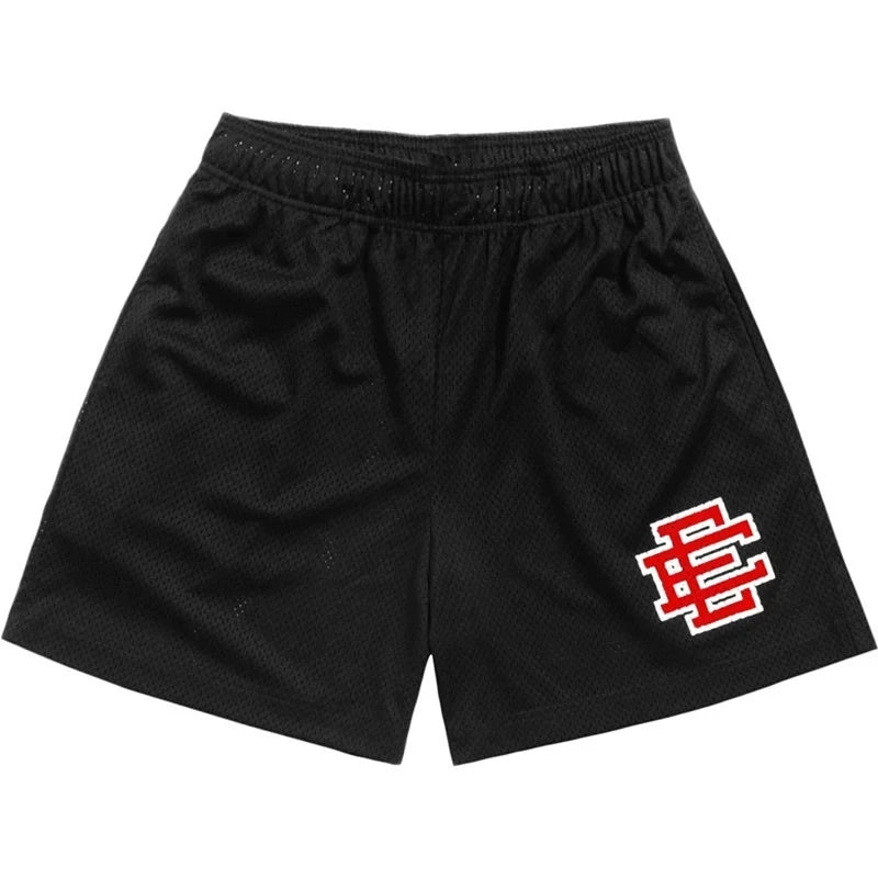 EE Basic Short NEW YORK CITY SKYLINE Men'S Casual Shorts Fitness Sports Pants Summer Gym Workout Mesh Shorts Men
