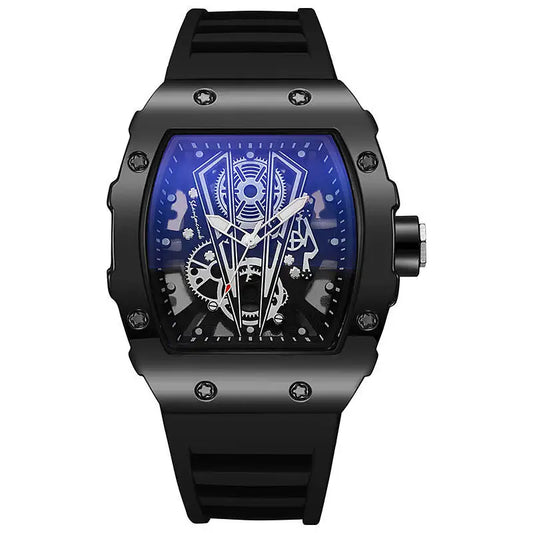 Men Watches Luxury Large Dial Quartz Watch Casual Silicone Band Men'S Sports Watches Reloj Hombre