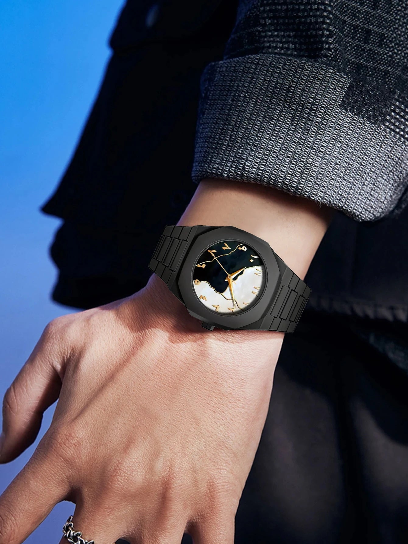 Simple Minimal Quartz Watch Trend Business Men's Watch 