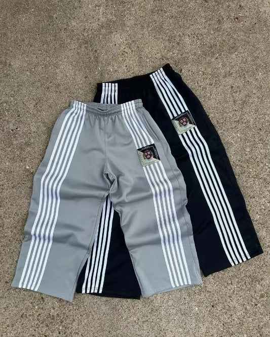 New Street Fashion Brand Clothing Women Sweatpants Fashion Ins Harajuku Casual Straight Pants Classic Simple Loose Jogging Pants