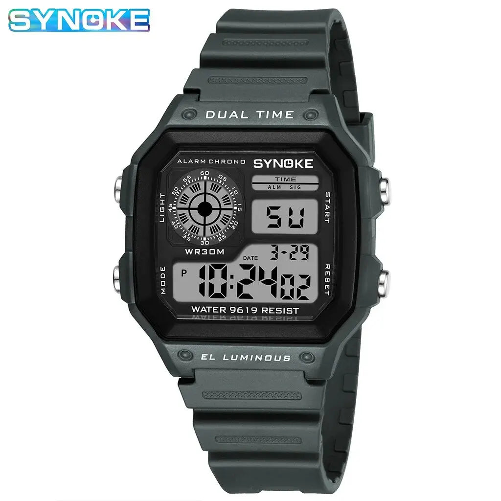 Military Digital Watches Men Sports Luminous Chronograph Waterproof Male Electronic Wrist Watches Relogio Masculino